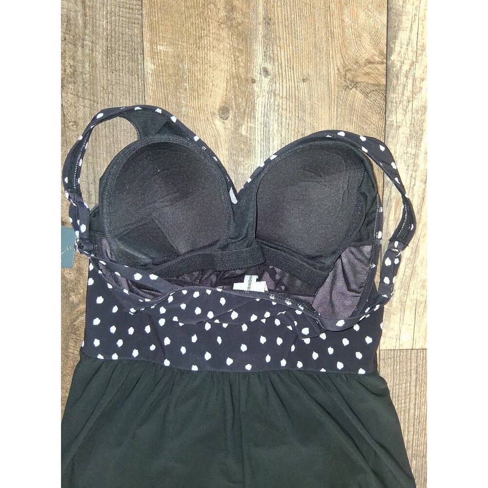 NEW! Women's Trimshaper Tummy Control Full Coverage Kim Romper Swimsuit, Size 16 - Picture 10 of 11